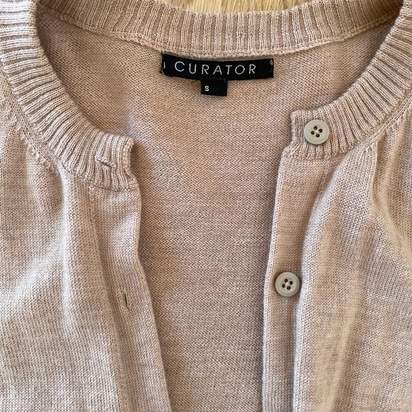 Curator SF (soft- not scratchy) wool cardigan - Picture 2 of 3